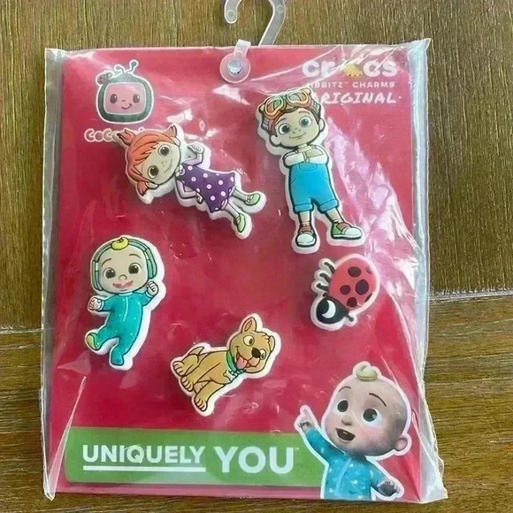 CROCS Other - NWT Cocomelon Crocs charms